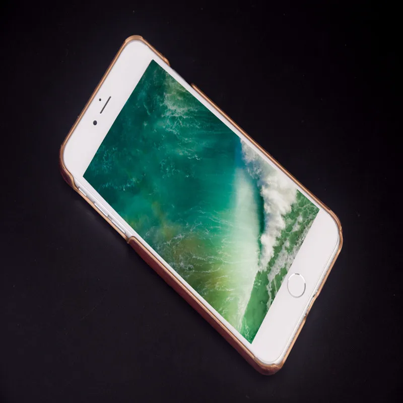 Pierre Cardin роскошный высококачественный чехол из натуральной кожи для Apple iPhone 8/8 Plus с