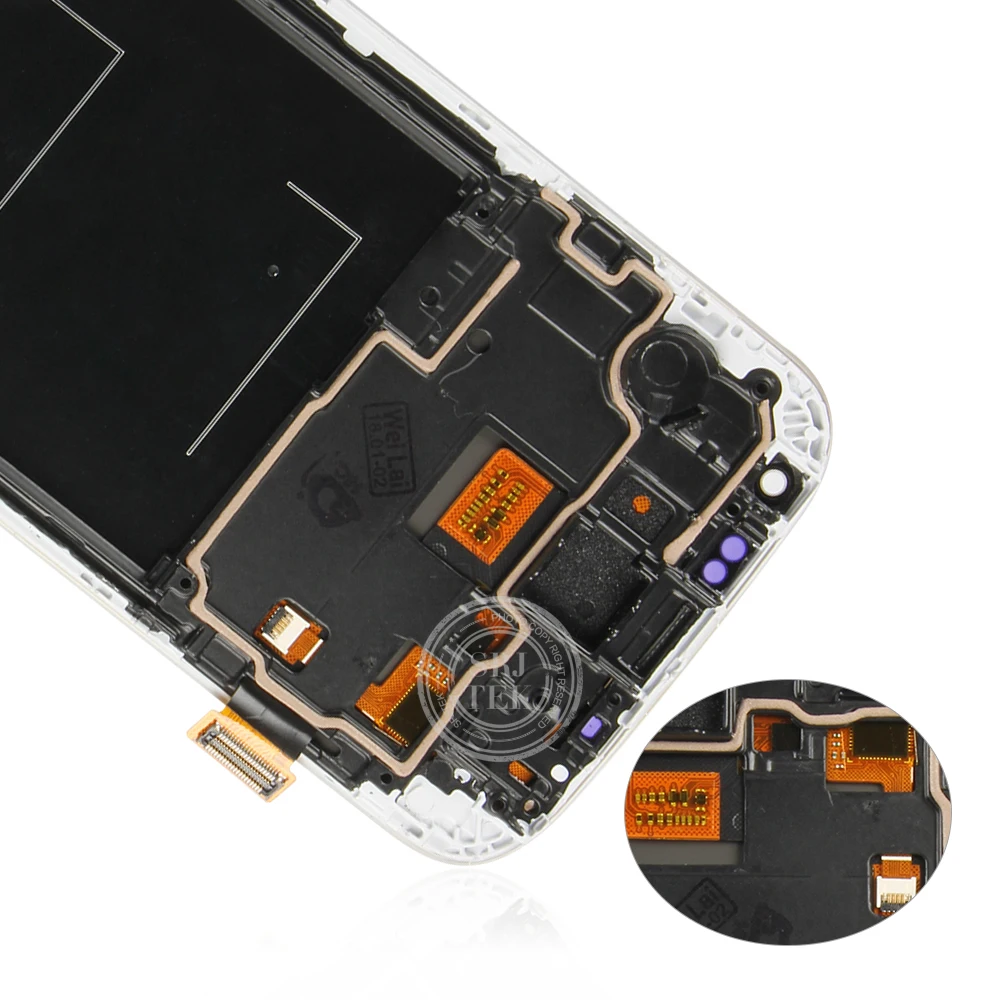 IPS ЖК экран 5 0 дюйма для Samsung S4 сенсорный с рамкой дигитайзер дисплей Galaxy