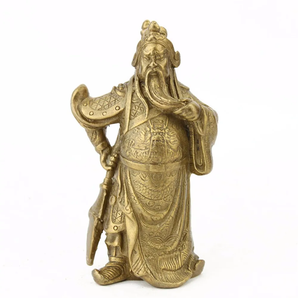 Латунные фэншуй фигурки Гуань Гонг/GuanGong /SMALL GUANGONG|figurine decoration|figurine collectiblegong design |