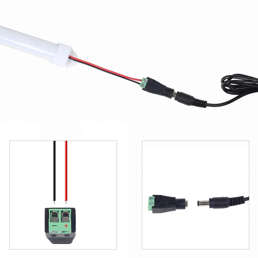 5 шт. * 0 м DC 12 В SMD 5730 Светодиодная жесткая полоса света: алюминиевый профиль 36