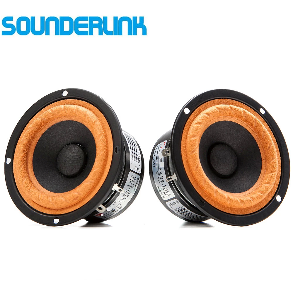 Sounderlink Audio Labs 3 &quotHi Fi высокочастотные колонки с полным диапазоном частот дюйма 4 8