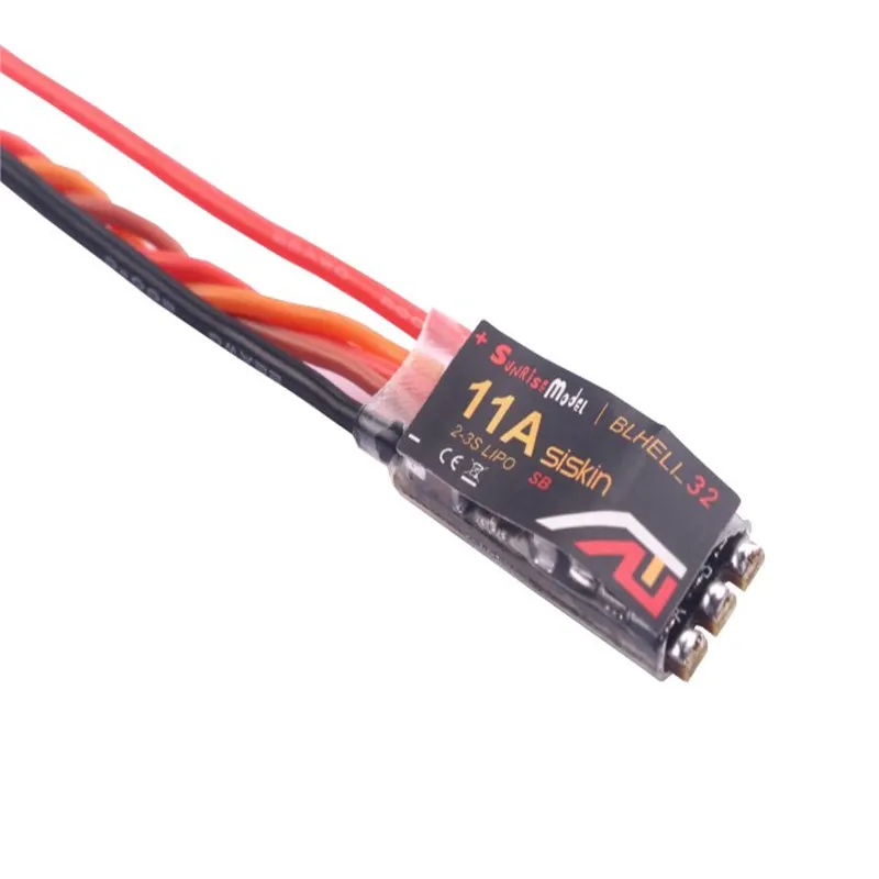 Sunrise Siskin BLHeli-32 11A SB 2-3S ESC с 5В/2а SBEC для радиоуправляемых самолетов мультикоптеров