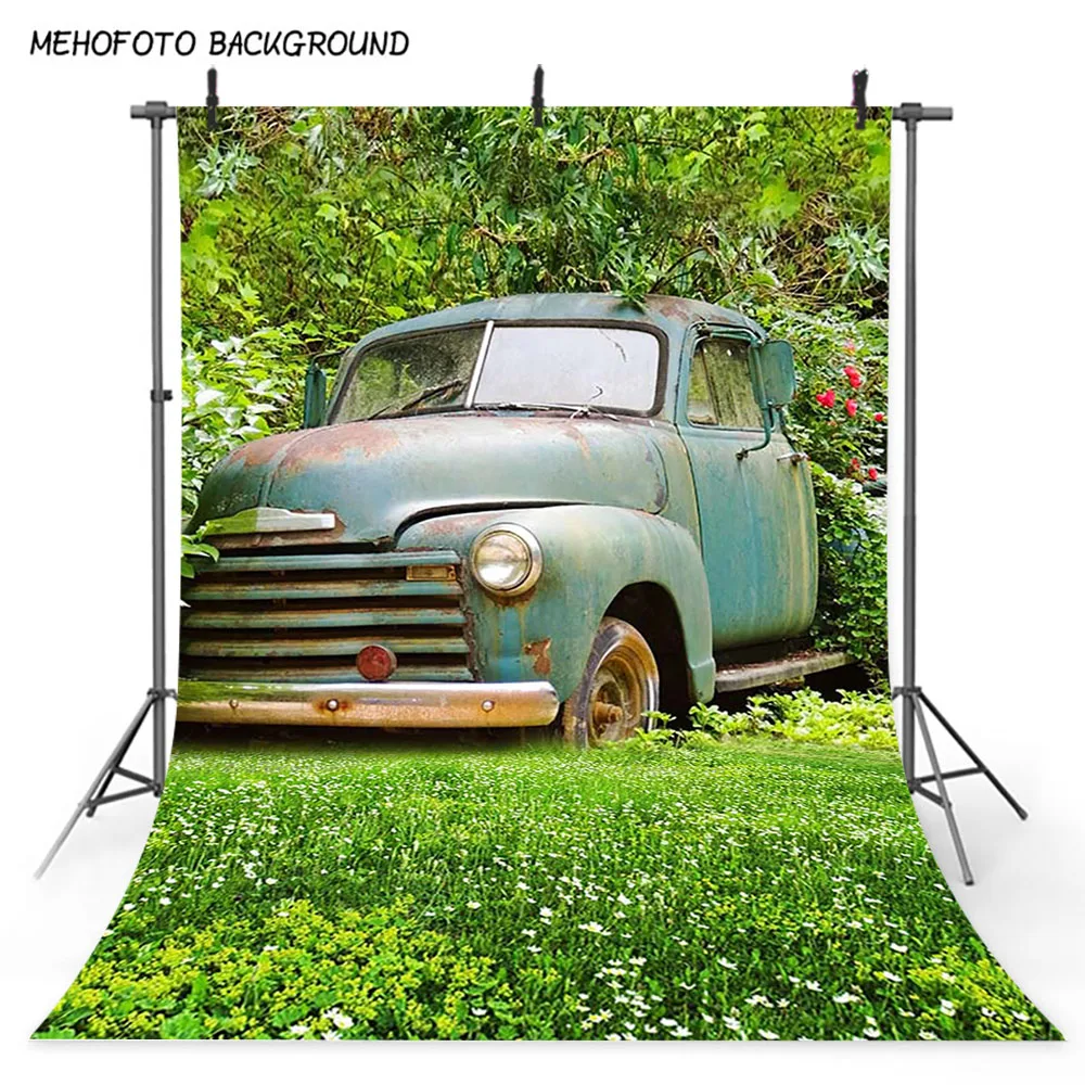Фон для фотосъемки Mehofoto Весенняя Пасхальная декорация Автомобильная фотостудия