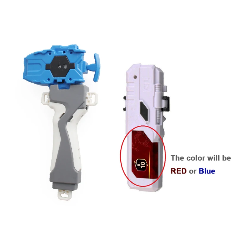 Blue Bey Blade пусковая установка для Аксессуары для гироскопов пусковая установка с светодиодный светильник ручка бар части гироскопа- 023045 - Цвет: Blue