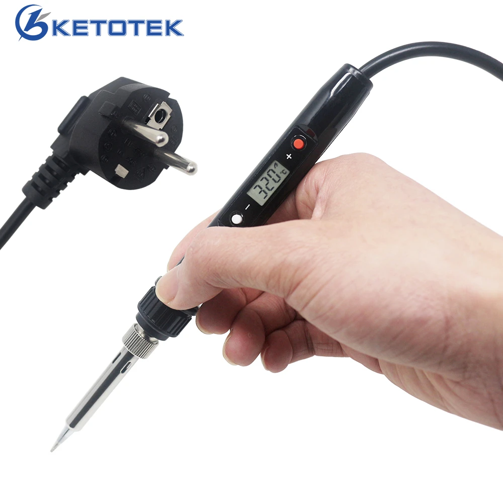 Электрический паяльник сварочный инструмент Регулируемый температурный