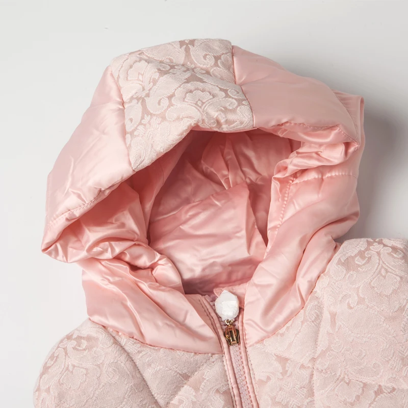 2016 Осень-Зима Дети Жилет Марка Капюшоном Девушки 3-8 Лет Теплый Одежда для