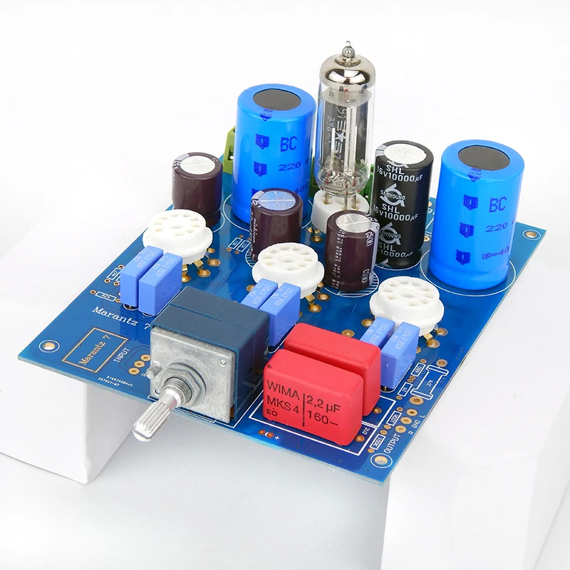 MARANTZ 7 hifi ламповый предусилитель доска DIY наборы для усилителя динамик домашняя Аудио Видео система с потенциометром 12AX7 JJ ECC83S