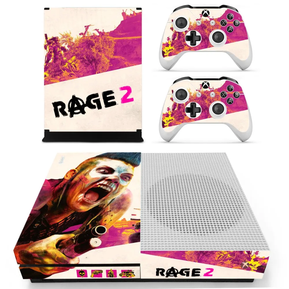Игра Rage 2 кожи Стикеры наклейки для Xbox One S консоли и контроллеры тонкий s