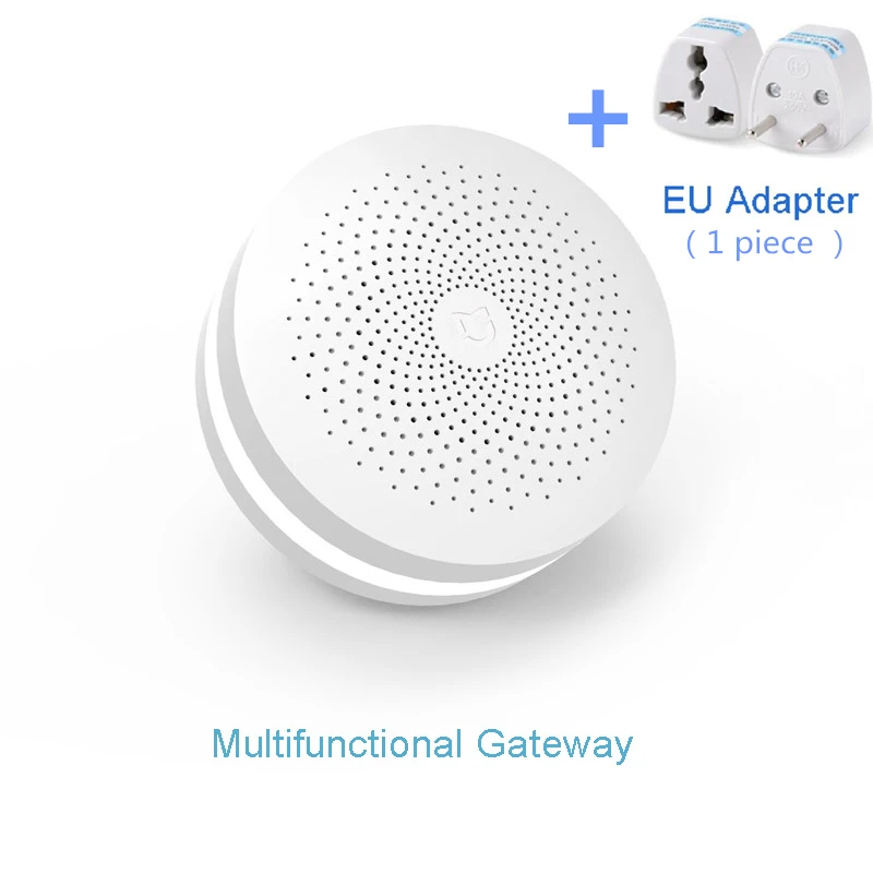 Xiaomi Mijia умный дом шлюз двери окна человеческого тела датчик беспроводной переключатель датчик температуры и влажности Zigbee розетка - Цвет: Gateway add EU