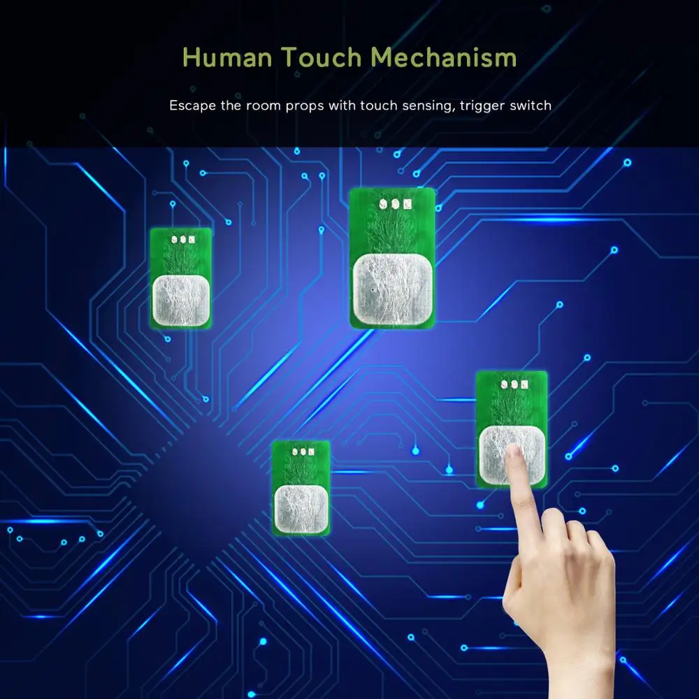 

Real Life Escape Game Touch Sensor Props Touch in Correct Sequence to Unlock Escape Room Games Props