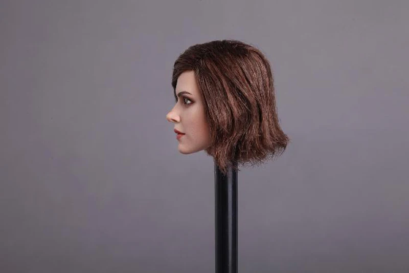 

1/6 GC004 European and American Female Head with Short Yellow Hair for 12 inches Female Bodies Action Figure DIY