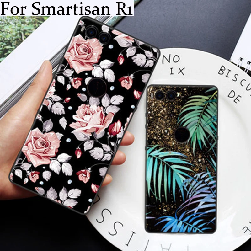 Модные Мультяшные чехлы для телефонов Smartisan Nut R1 мягкая задняя крышка NutR1 чехол R 1