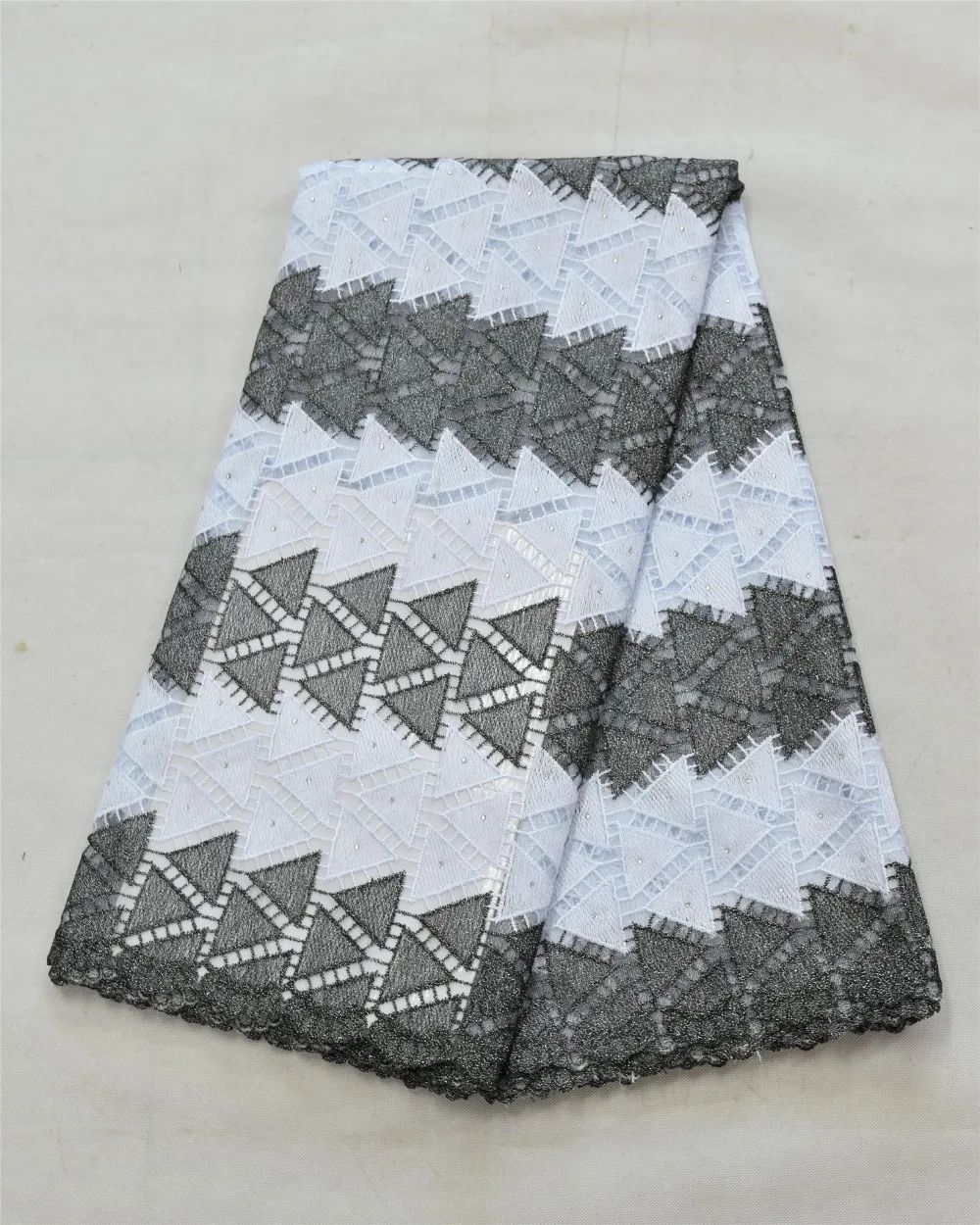 2017 High Quality African Lace Fabric For Wedding Embroidered France mesh Fabrics orange color Stones Guipure Cord | Дом и сад