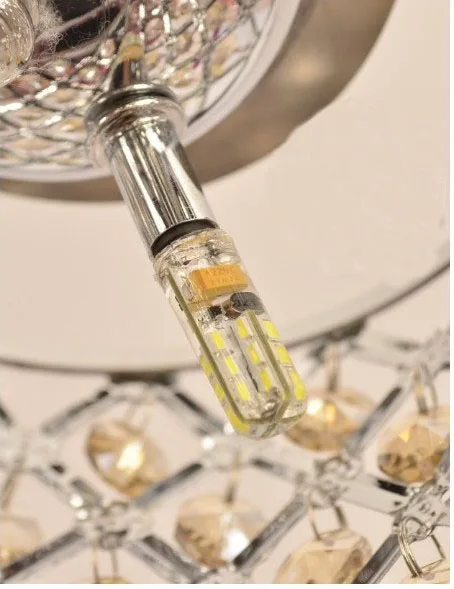 Современная люстра с кристаллами Скандинавская роскошная вилла лестницы