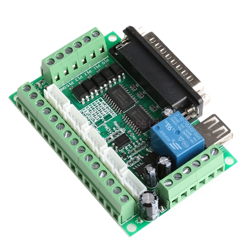 ЧПУ Breakout Board с оптическим муфтой для шагового двигателя MACH3 5 Axis | Обустройство