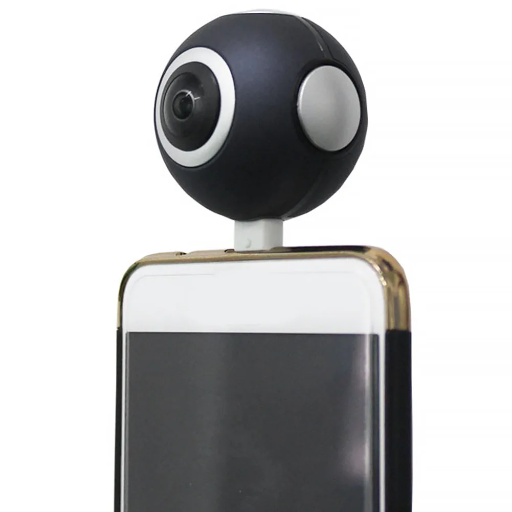 720 градусов Android камера телефон Аксессуары панорамный Спорт двойной рыбий глаз