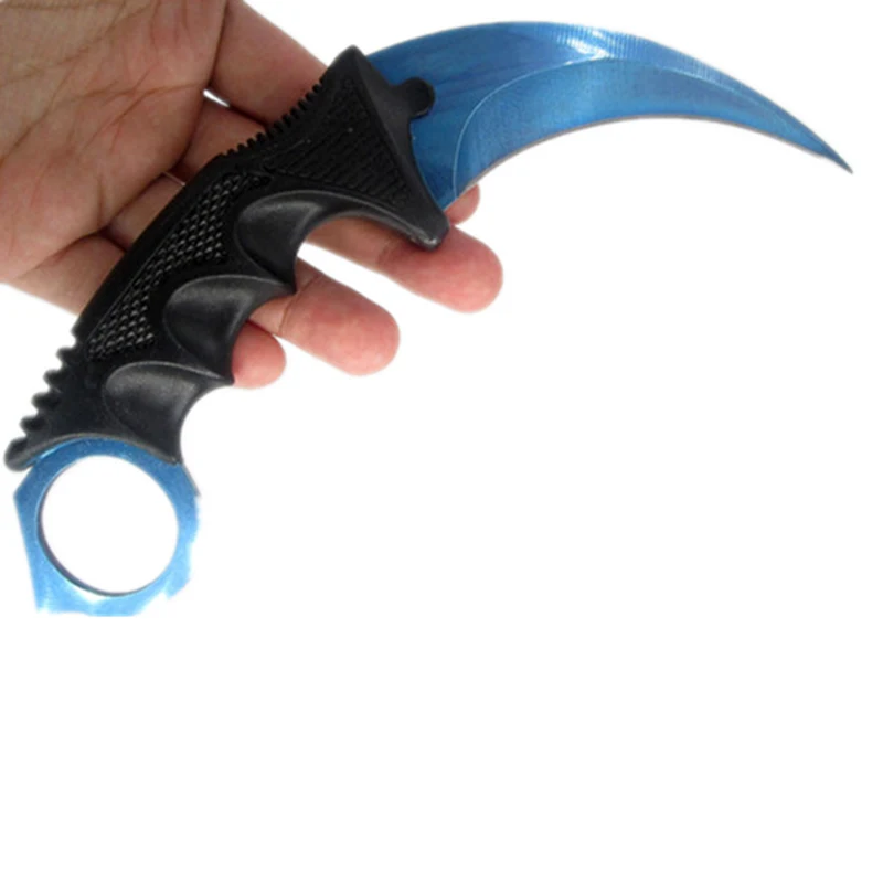 CSGO нож Karambit с фиксированным лезвием, тактические инструменты для охоты и выживания, нож для выживания с тигром