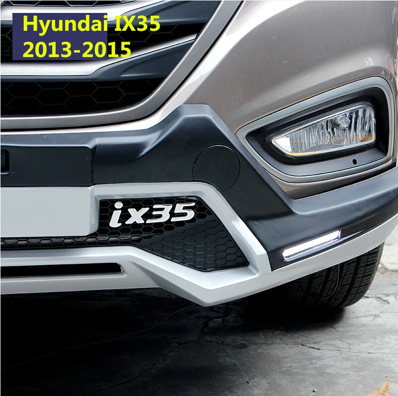 Подходит для hyundai IX35 2009 2017 светодиодный спереди + задний бампер диффузор бамперы
