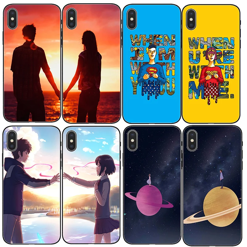 Новое поступление 3D печати Любители чехол для iPhone X случае ТПУ твердый переплет