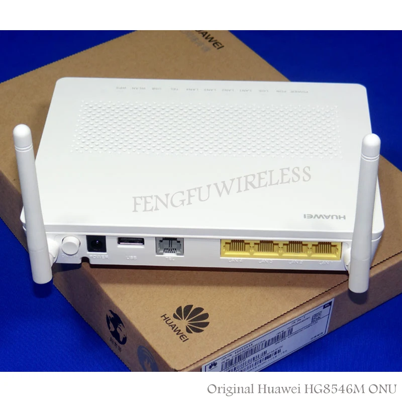 Бесплатная доставка 10 шт./лот английская прошивка HW HG8546M 1GE + 3FE LAN Спортивная