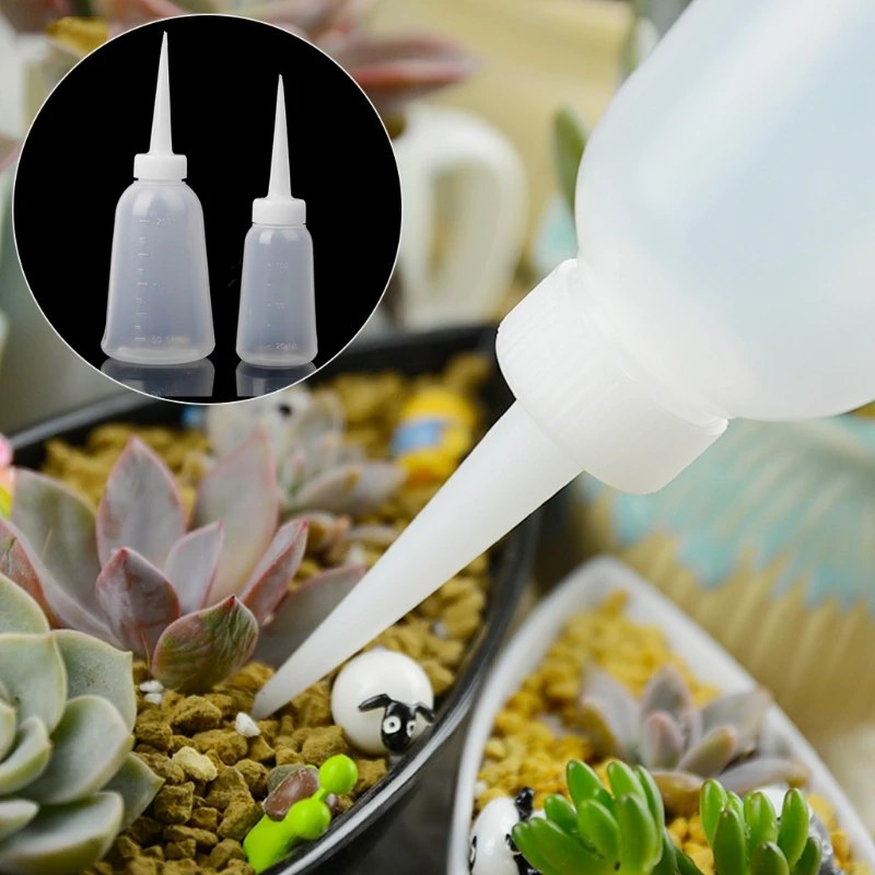 

Plant Succulent Squeeze Watering Bottle Plastic Vertical Nozzle Spraying Can Patio Lawn Garden Pot Planter Cans