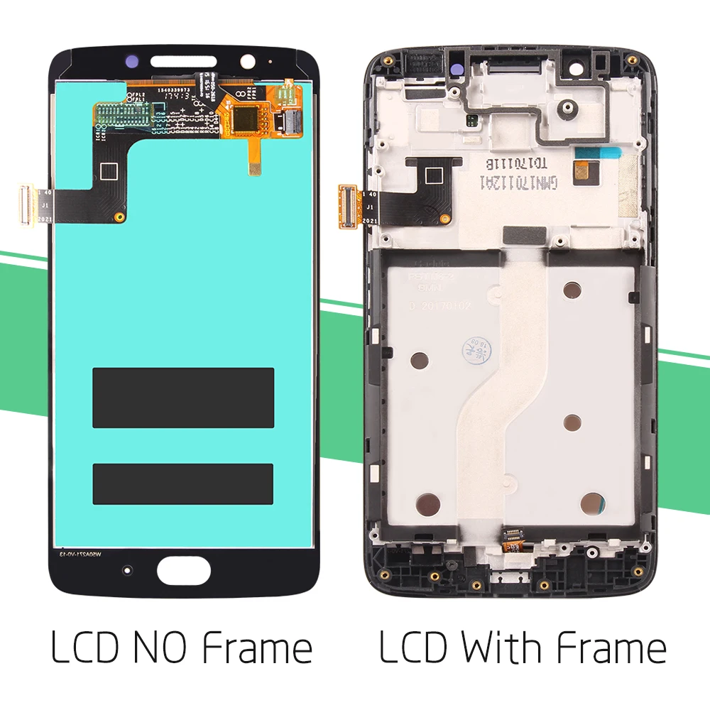 Без битых пикселей протестированный Оригинал 5 0 &quotLCD для Motorola Moto G5 дисплей