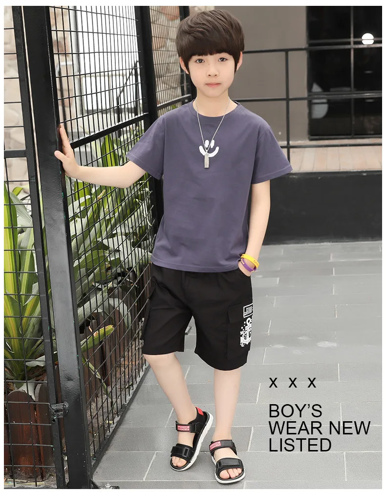 Коллекция 2019 года комплекты одежды для детей летняя одежда мальчиков детские