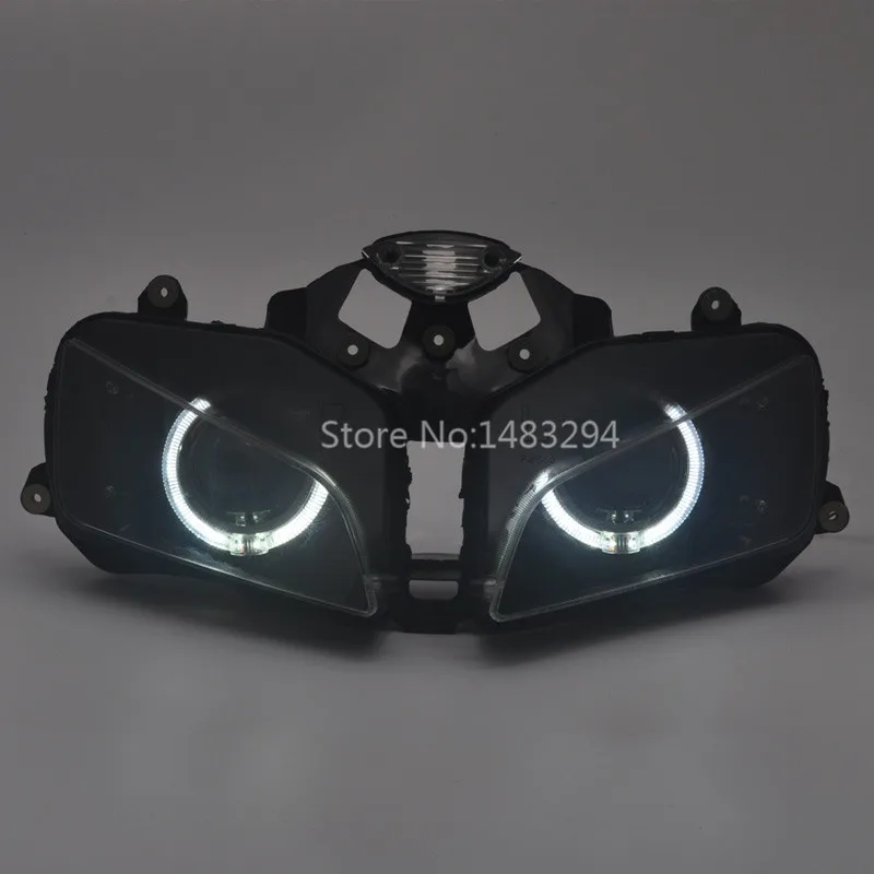 Изготовленный На Заказ конверсионный яркий белый проектор Angel Eyes HID собранная