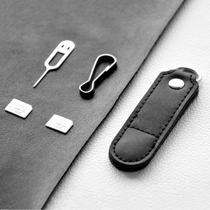 Аксессуары для sim-карт костюм сумка для хранения Micro SD TF памяти держатель для карт из искусственной кожи чехол извлечения Pin прочный
