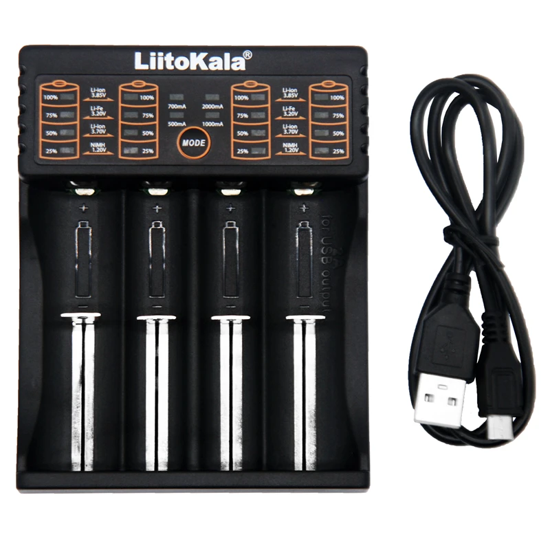 Новое зарядное устройство LiitoKala Lii 402 18650 для 26650 16340 RCR123 14500 LiFePO4 1 2 V Ni MH Cd