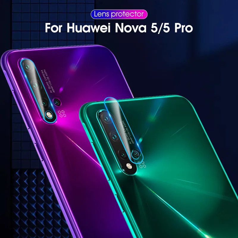 Прозрачное закаленное стекло объектива камеры для Huawei Nova 5 5i 3 3i 4 P20 Lite 2019 P Smart Pro