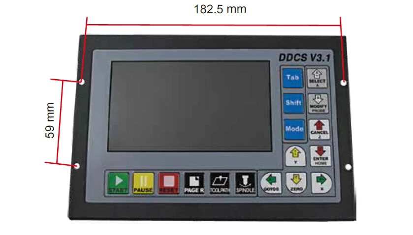 Обновление 4 оси PLC контроллер DDCSV3.1 500 кГц в автономном режиме и Подвеска Маховик и аварийной остановки для фрезерный станок с ЧПУ гравировальный фрезерный станок
