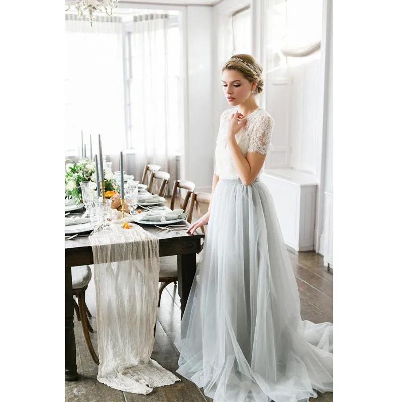 

Woman Long Tulle Skirt Adult Gray Graceful Tulle Skirts Elastic Waist Floor Length Long Maxi Skirt Any Color Size Free