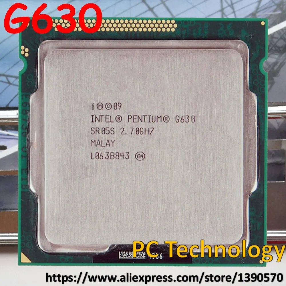 Original Intel Celeron G630 2.7GHz 3MB 65W 32NM LGA1155 processor desktop CPU Free shipping ship out within 1 day | Компьютеры и офис