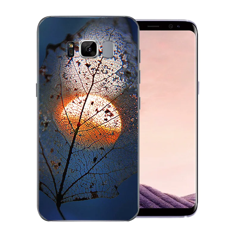 Phoen Case for Samsung Galaxy S8 Clear Soft Silicone Back Cover G9500 G950 G950F Funda Ultra Thin Night Sky Protect Shell |