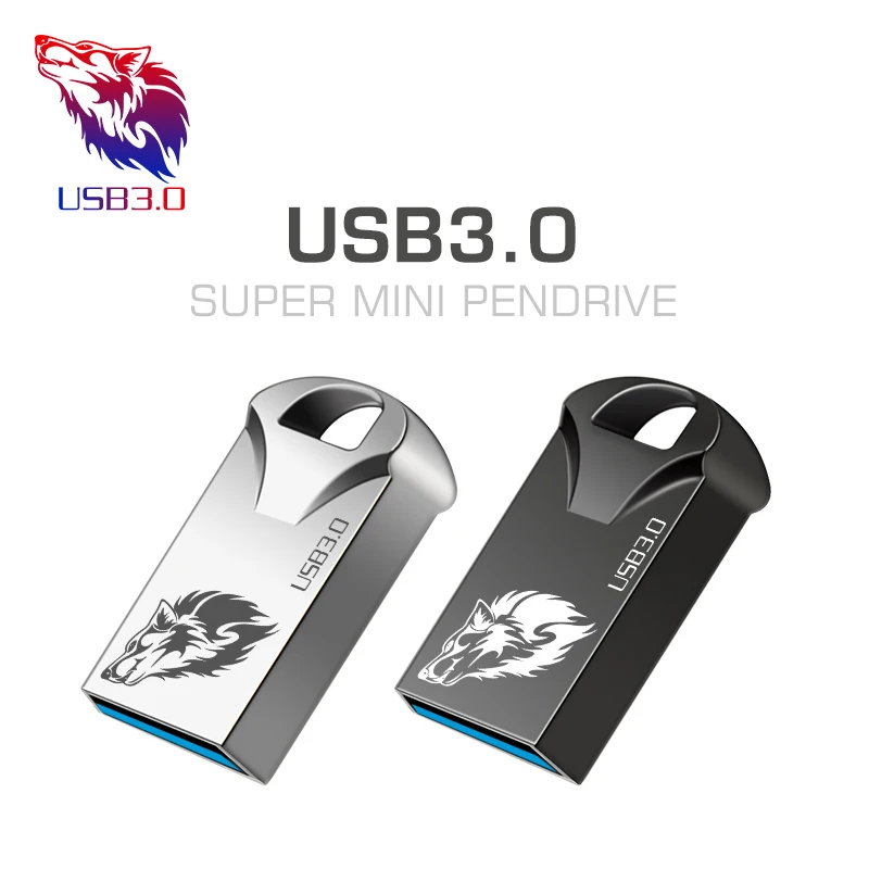 Супер мини металлический 3 0 usb флеш накопитель 64 ГБ 32 16 8 4 портативный 128 Гб карта