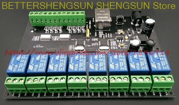 8 способ сети реле Ethernet/IP реле TCP/8 MODBUS в 8 из количества переключателя задержки PLC