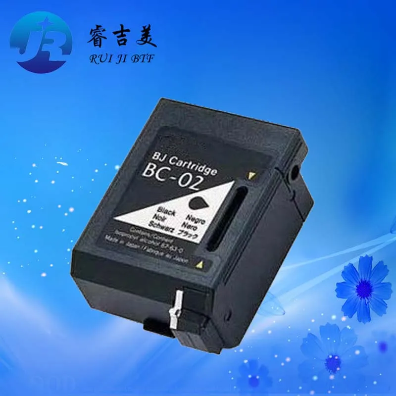 Высокое качество BC 02 Черный чернильный картридж для Canon BJC 100 110 200 210 210SP 230 240 250 255 265SP