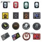 ПВХ эпоксидный крюк и петля на руку K9 Service значок с собакой нашивка с эполетами для рюкзаков акриловые значки светящиеся в темноте брошь с черепом