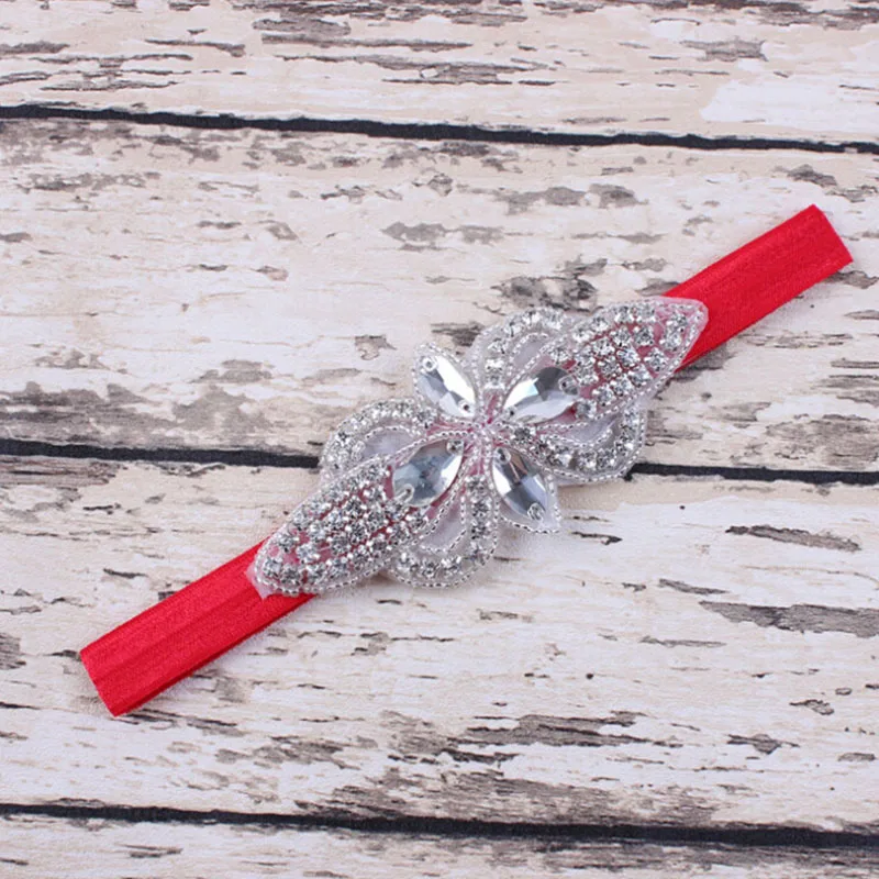 1 шт. Новая Детская повязка на голову со стразами для фотосессии новорожденных