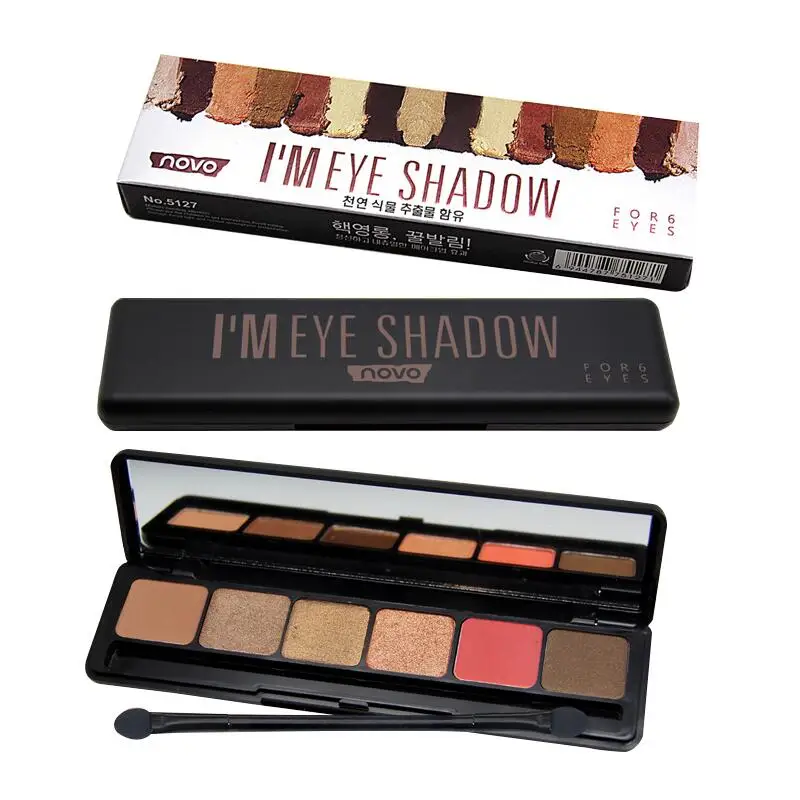 Новый светильник для теней век и умная палитра шесть цветов 3D компоненты