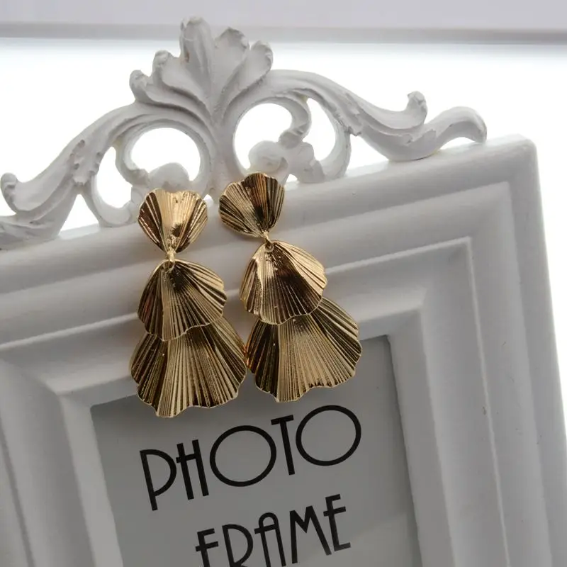 2019 винтажные Модные женские массивные ювелирные изделия золотого и серебряного