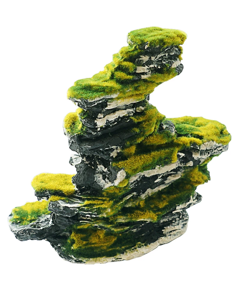 Mossy коралловый риф украшенный камни для сада камней аквариум ландшафтное