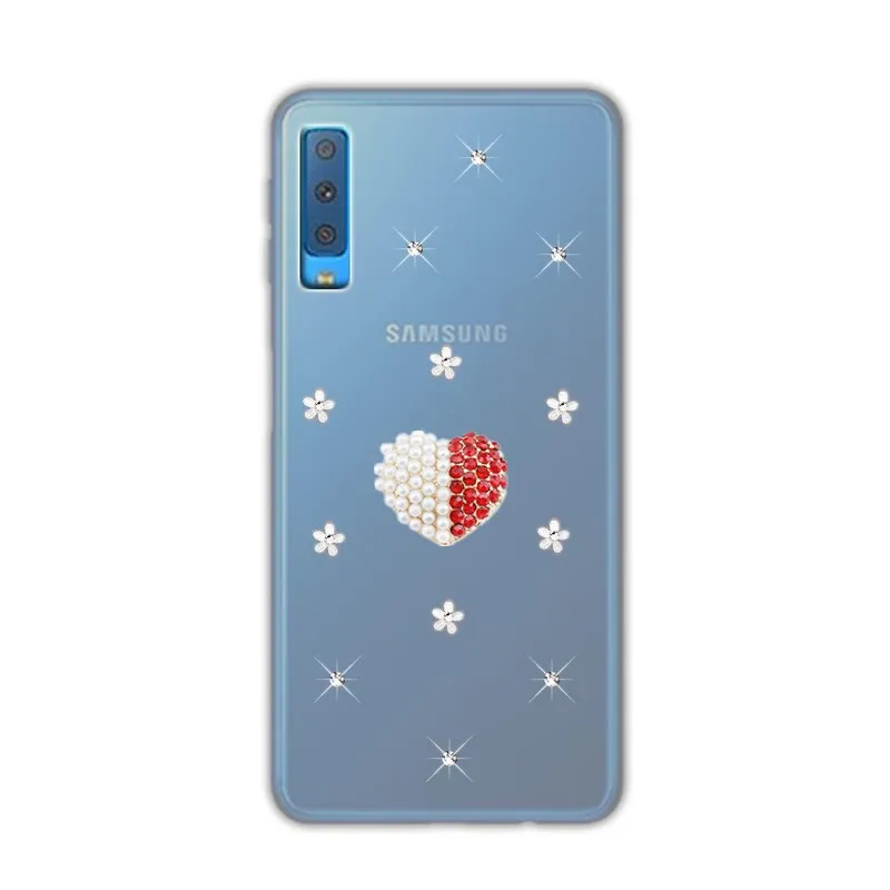 Чехлы для Samsung Galaxy A7 2018 чехол телефона прозрачный силиконовый SM A750F A750 6 0