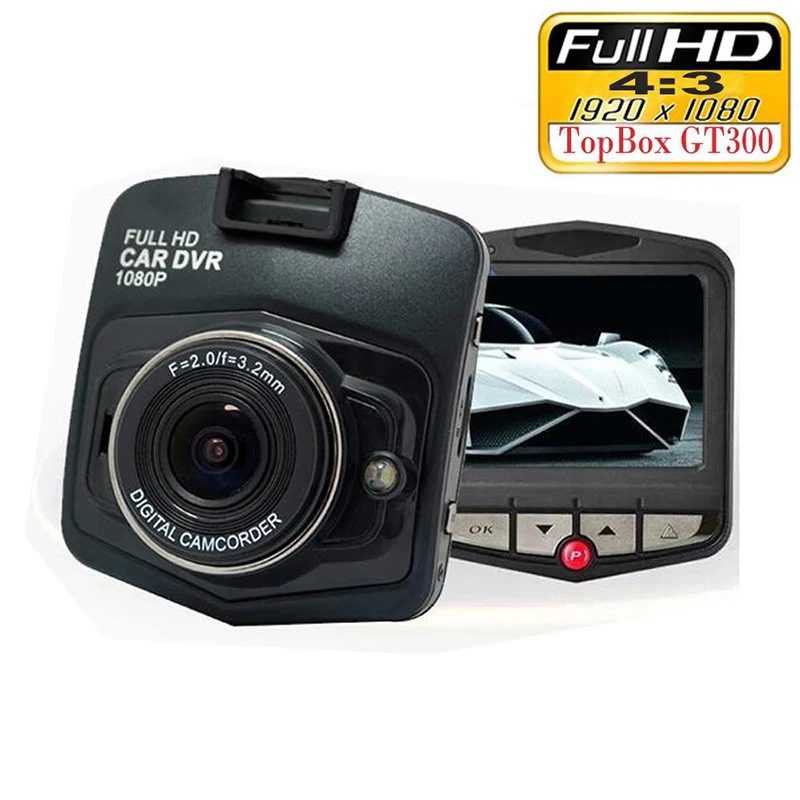 Мини Автомобильная dvr камера GT300 видеокамера 1080P Full HD видео регистратор