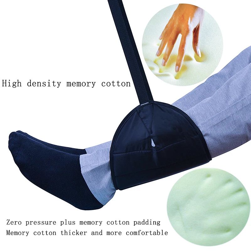 Foot Rest Portable Travel Footrest Flight Carry-on Foot Rest Office Feet Rest Leg Hammock Travel Accessories Footrest Hammock