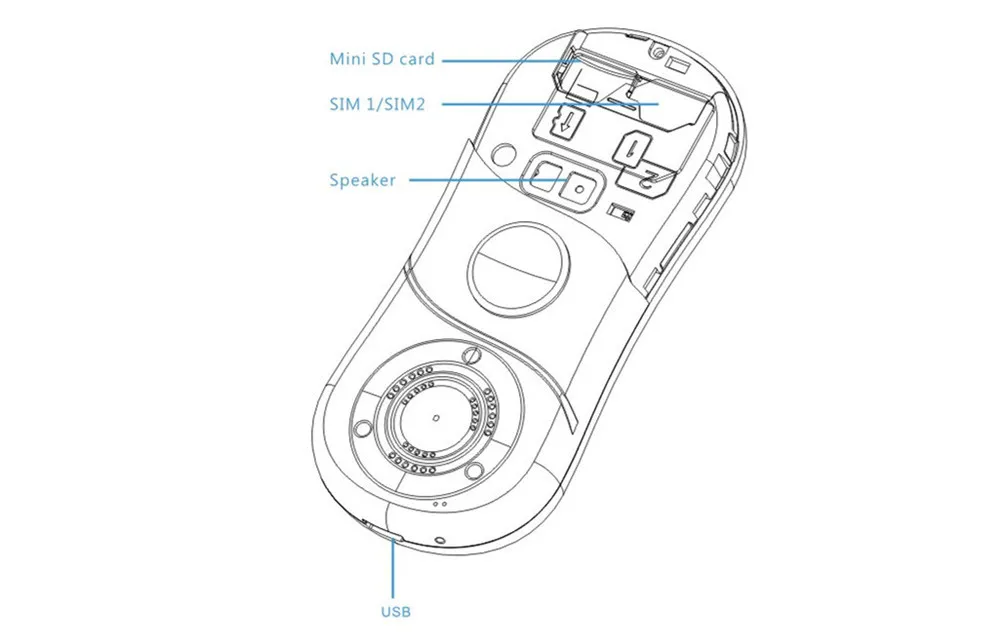 Горячая Распродажа фиджет Спиннер мобильный телефон SERVO S08 1 3 дюйма Dual SIM карты