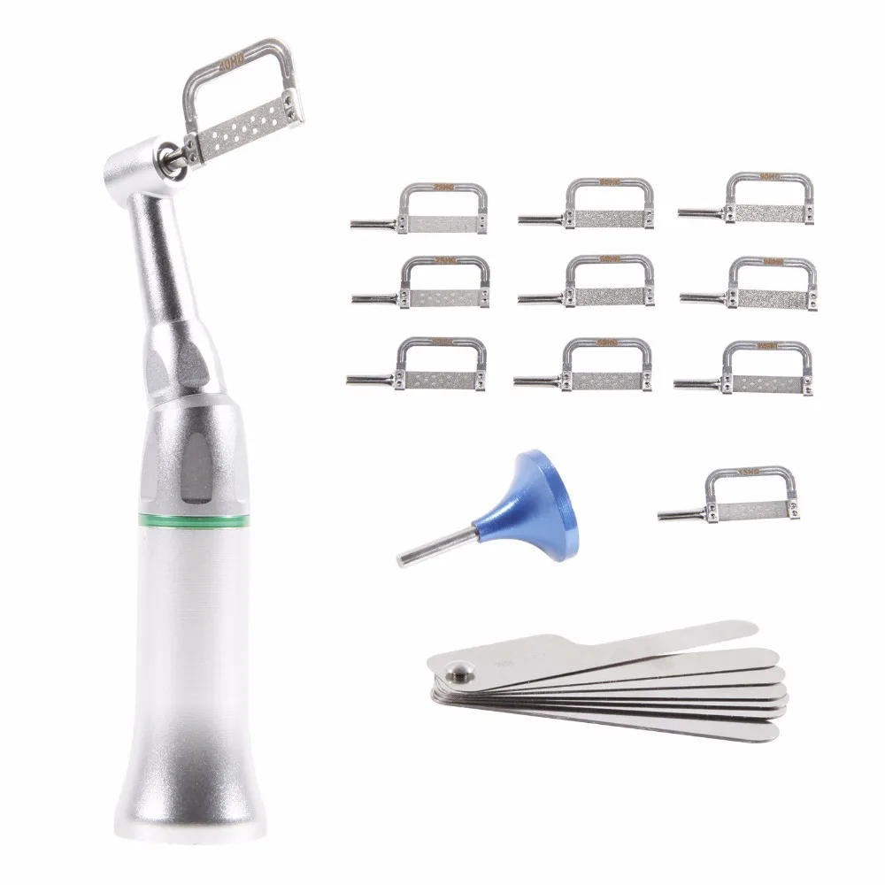 

Free shipping Dental Interproximal Stripping 4:1 Contra Angle Handpiece Gauge Ruler Strips