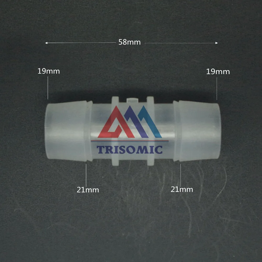 Прямой соединитель 19 мм пластмассовый фитинг с зазубринами звеньевой материал