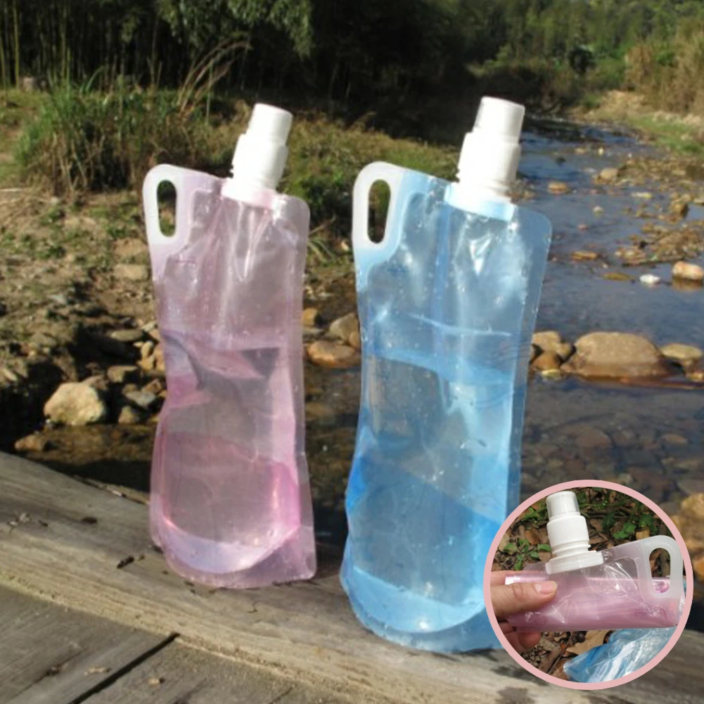 Новый 1Л пластиковый легкий мешок бутылки питьевой воды мочевого пузыря